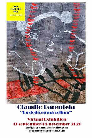 La dodicesima collina,mostra personale online di claudio parentela